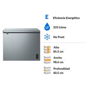 Freezer Horizontal Midea Mdrc321fee50 / No Frost / 233 Litros / E