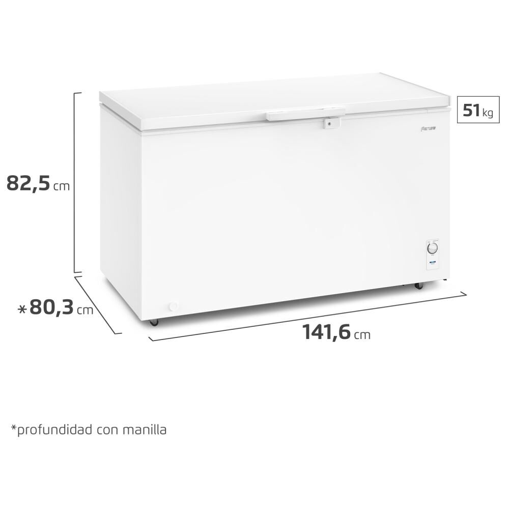 Freezer Horizontal Fensa Z400D / Frío Directo / 418 Litros / A+ image number 5.0