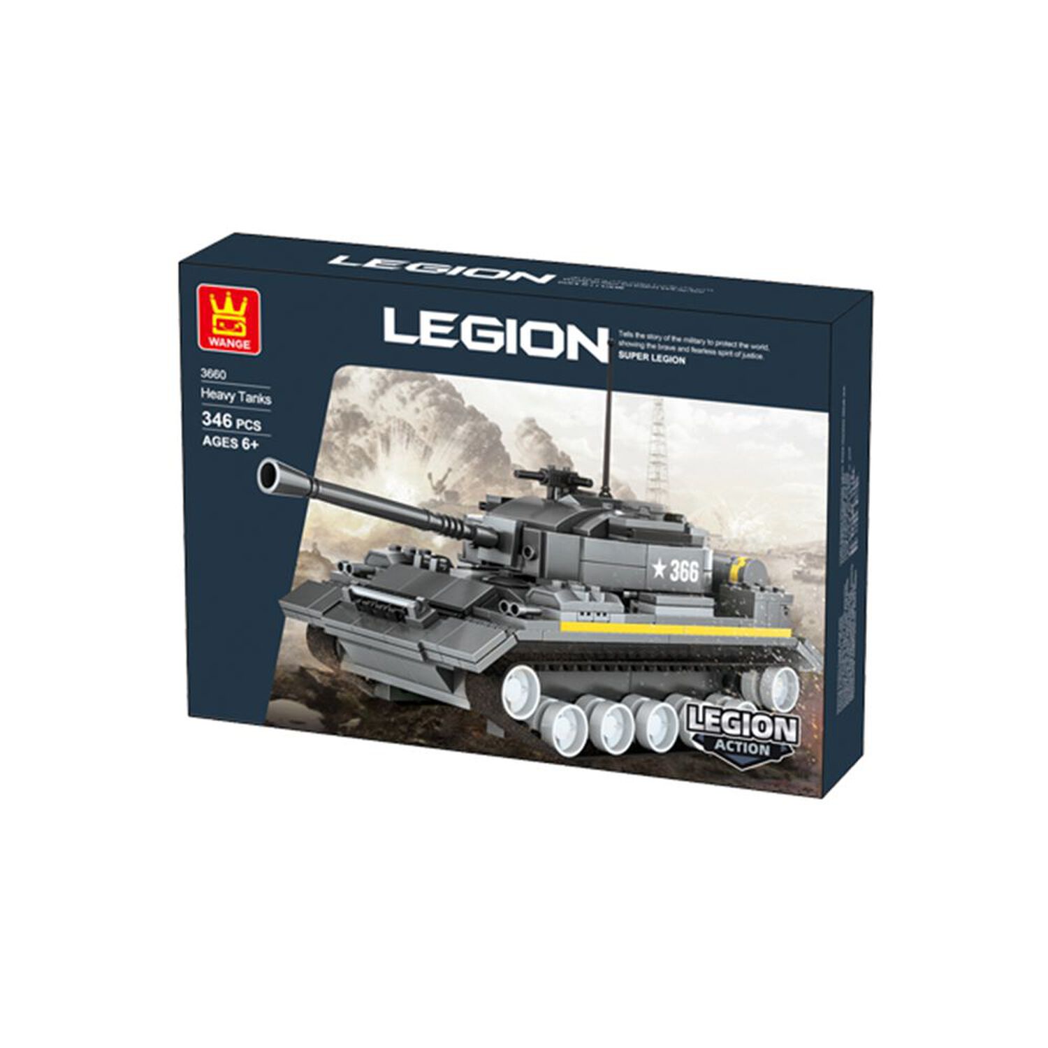 Tanque Militar Panzer Armable 346 Pzs. image number 1.0