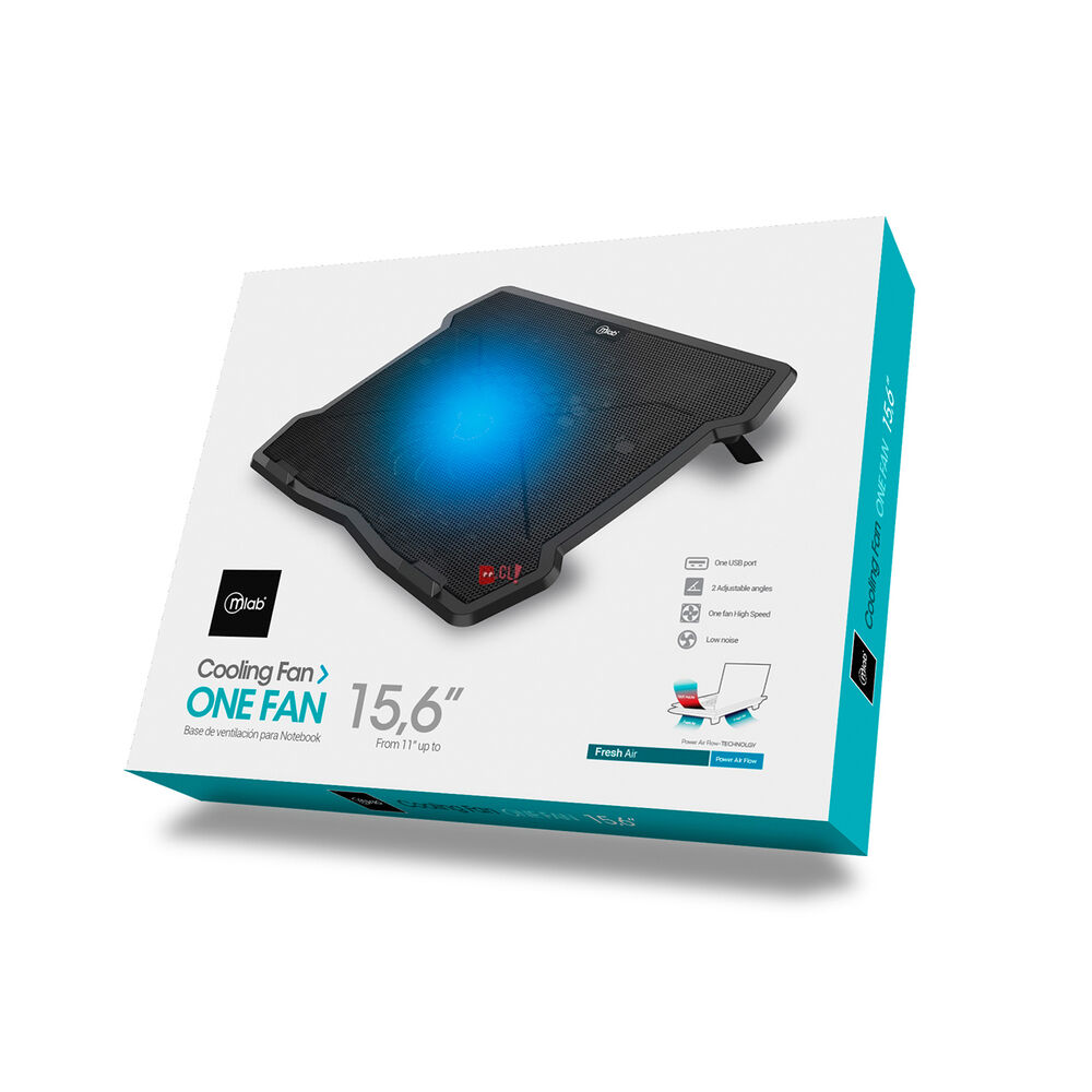 Base Ventilador Notebook 15,6 Pulgadas Cooling One Fan - Ps image number 1.0