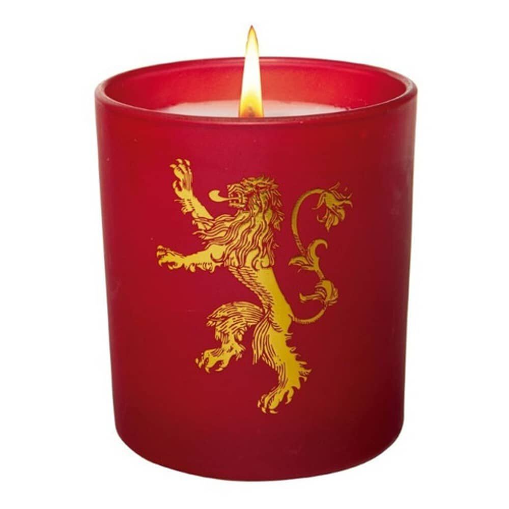 Game Of Thrones: House Lannister Vaso Y Vela Juego De Tro image number 0.0