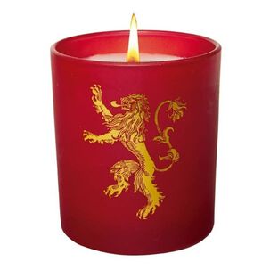 Game Of Thrones: House Lannister Vaso Y Vela Juego De Tro