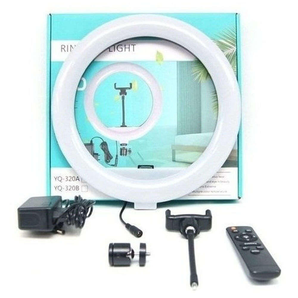 Aro De Luz Led Foto 32cm + Tripode 210cm + Control  Tiktok  image number 3.0