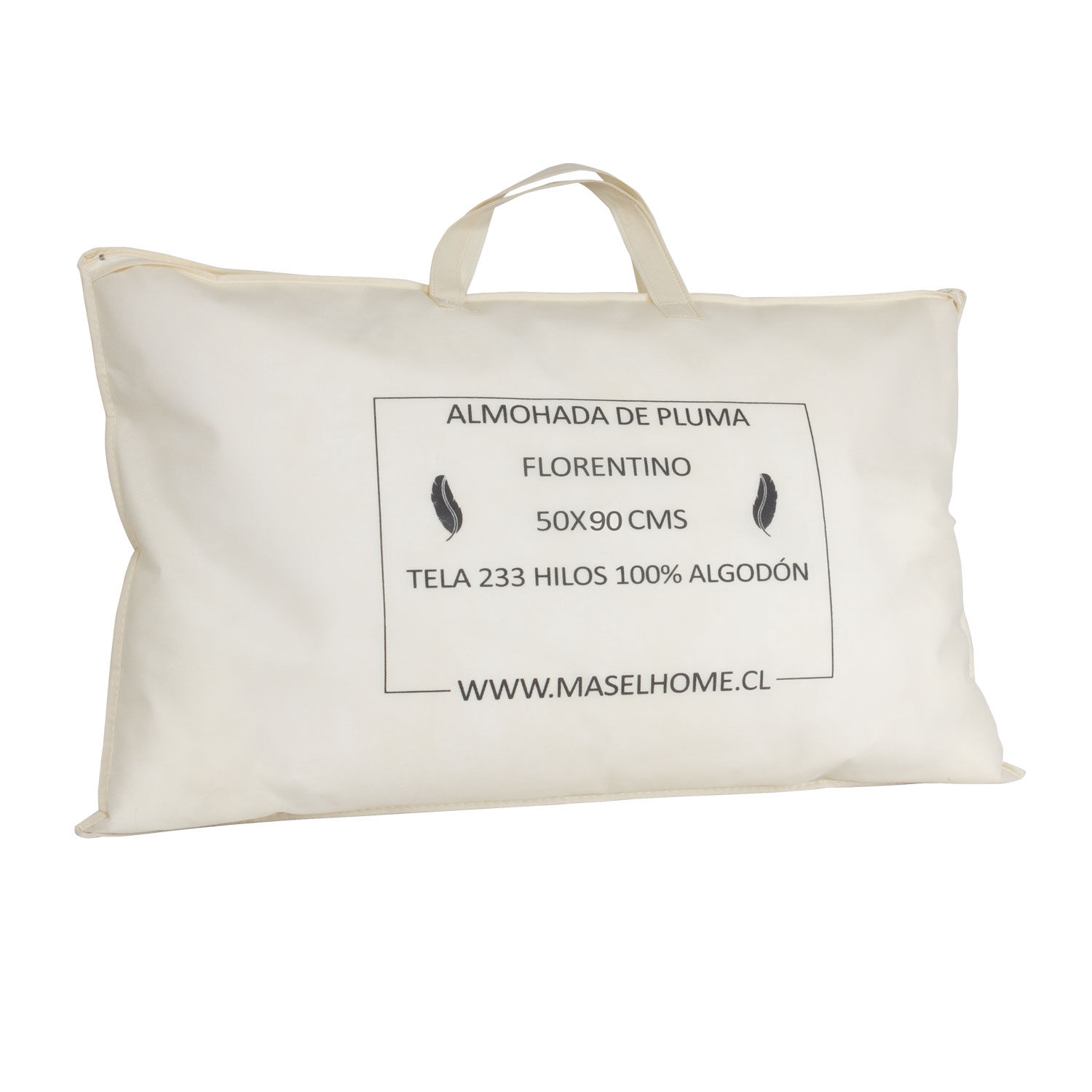 Almohada Pluma 50x90 Masel Florentino image number 0.0