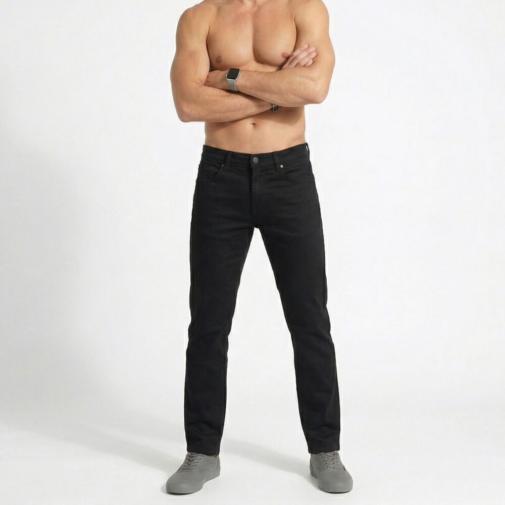Pantalon Jeans Termico Regular Hombre image number 0.0