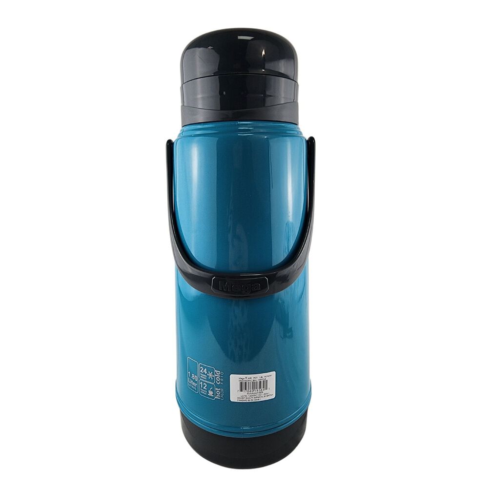 Termo Mega 1.8l Air Pot Manilla Sifon Bebidas Calientes Frias Verde image number 2.0