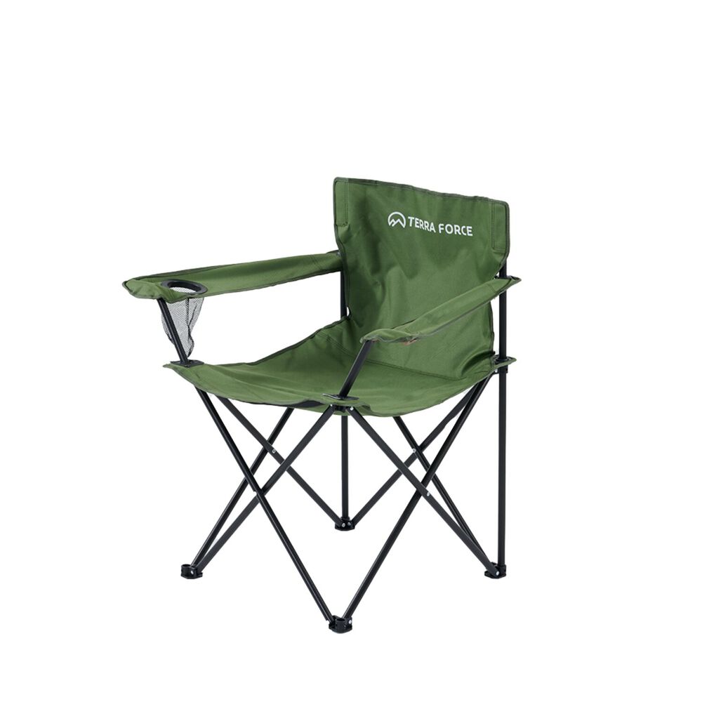Silla Plegable Camping Con Apoya Brazos Verde image number 0.0