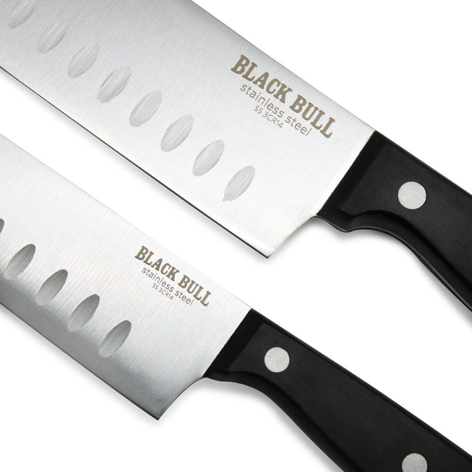 Set De Cuchillos Blackbull Santoku Texas / 2 Piezas image number 1.0