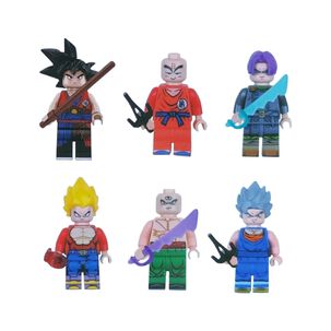 Juguete Set 12 Figuras 7cm Dragon Ball Bloques Infantil