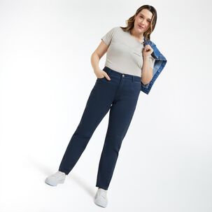 Jeans Talla Grande Aplicación Tiro Medio Skinny Mujer Sexy Large
