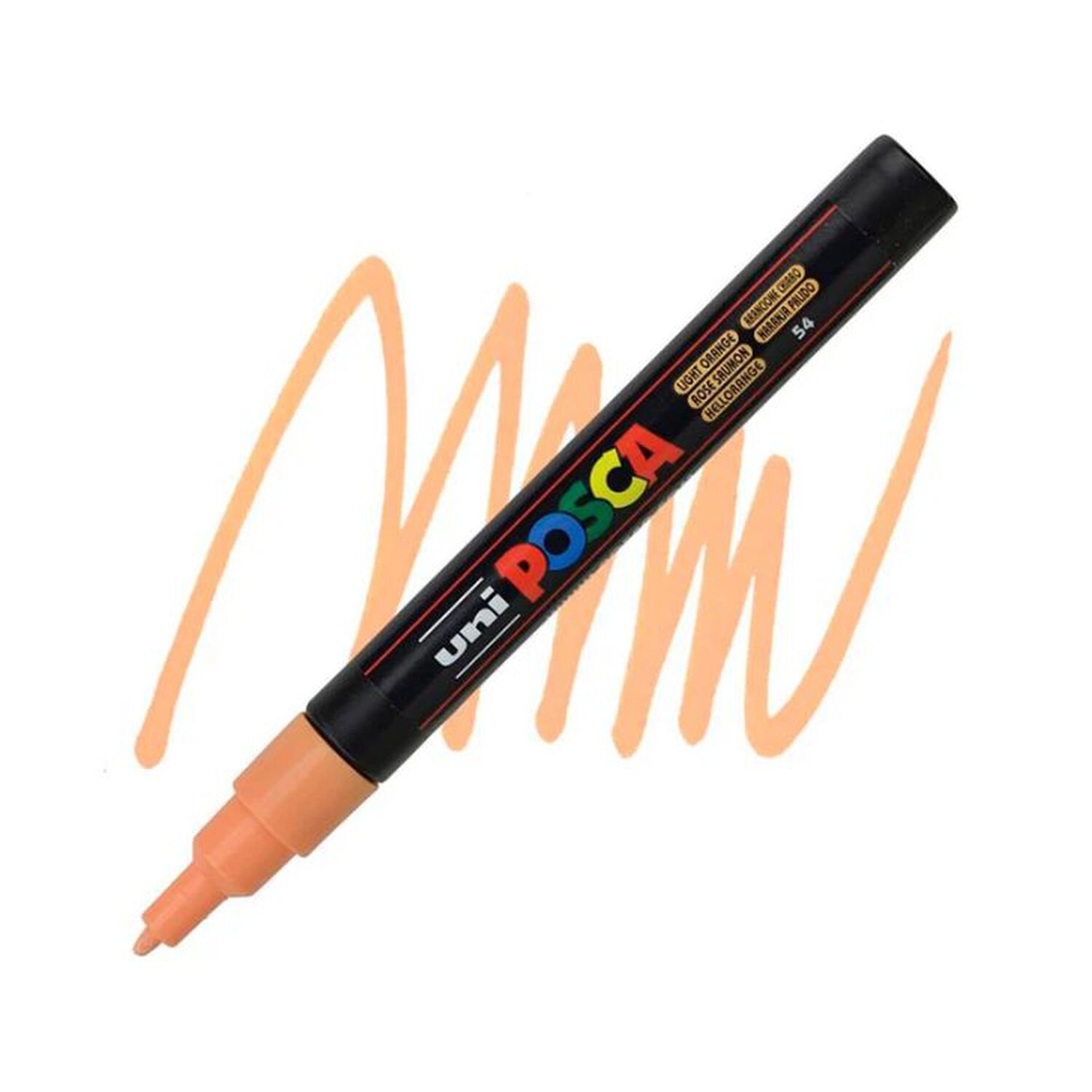 Marcador Acr&iacute;lico Naranja Claro 3m Posca image number 0.0