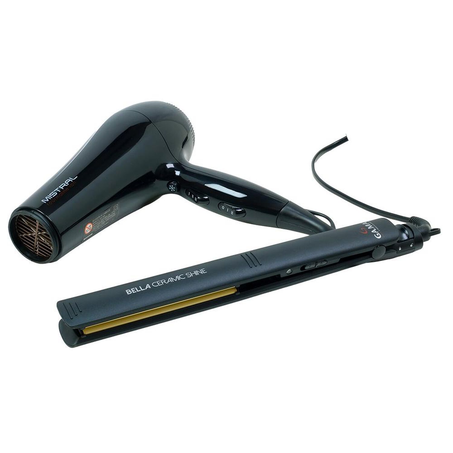 Combo Gama Alisador Bella Shine + Secador Mistral Tourmaline image number 1.0