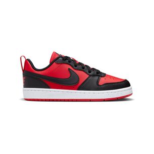 Zapatilla Urbana Ni&ntilde;o Nike Court Borough Low Recraft Negro/rojo