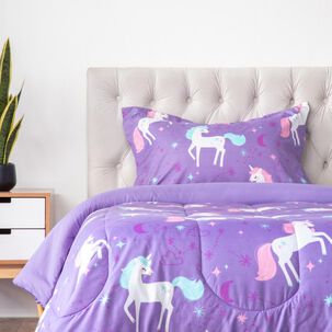 Plumón Casaideal Kids Unicornio / 1.5 Plazas