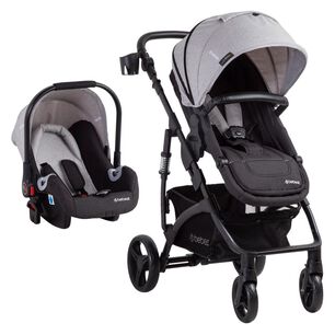 Coche Cuna Travel System Bebesit Explorer Lx Gris
