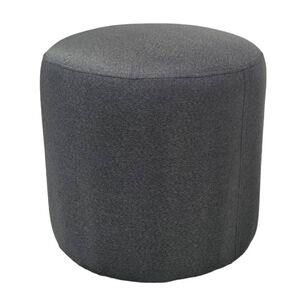 Pouf Redondo Lino Gris Oscuro