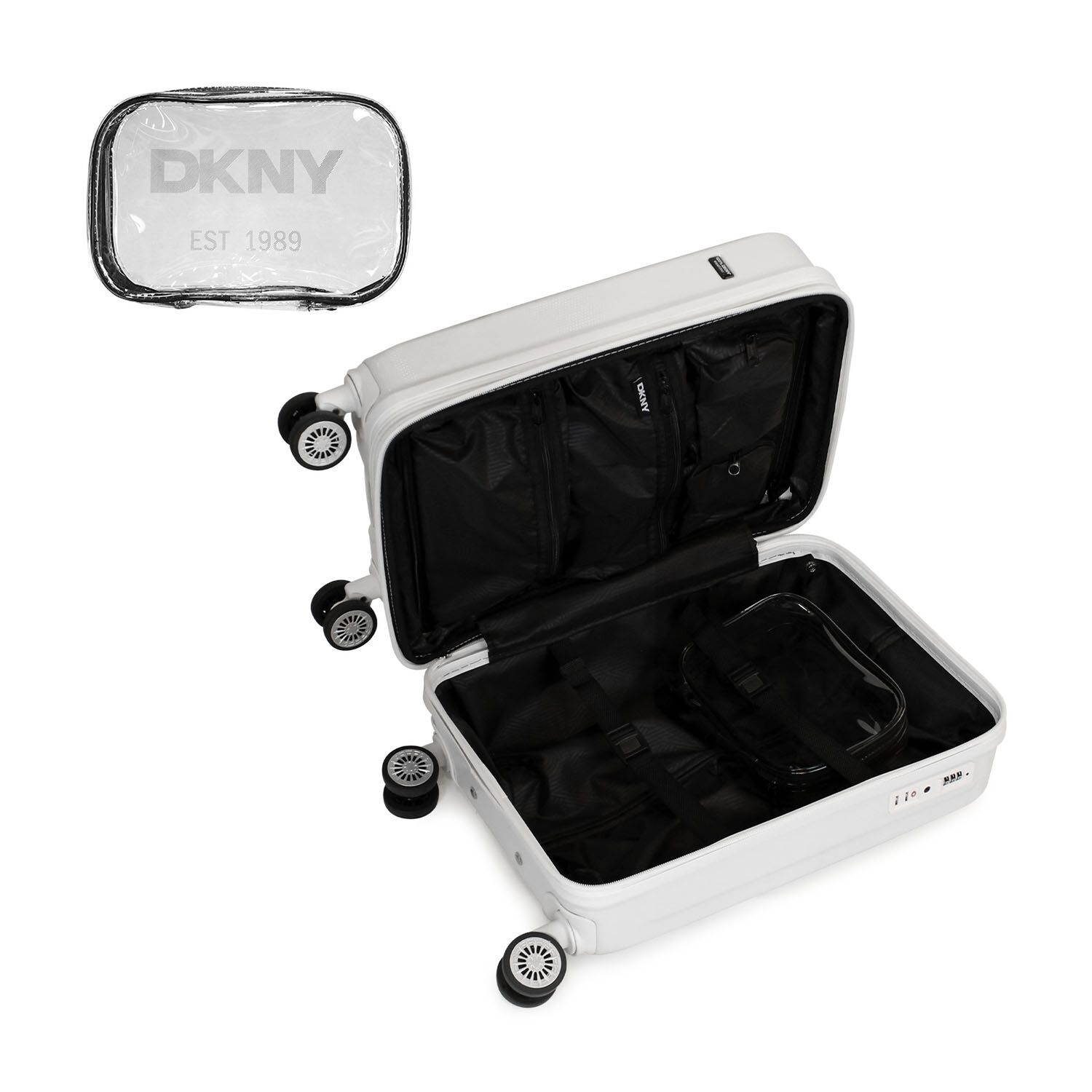 Pack 2 Maletas S 10kg + L 23kg Donna Karan Your Call Blanca Dkny image number 5.0