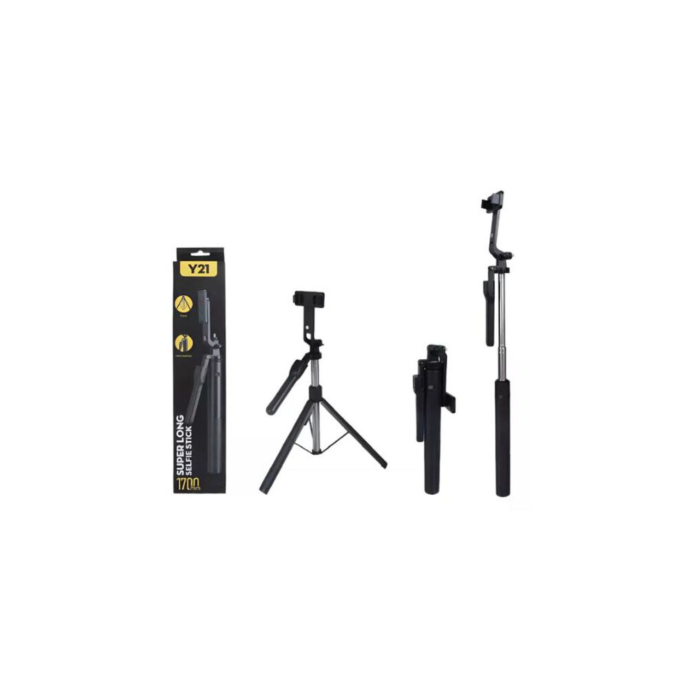 Tr&iacute;pode Con Monopod + Control Mando Bluetooth Palo Selfie image number 1.0