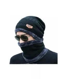 Gorro De Lana Con Interior De Chiporro + Cuello, Invierno