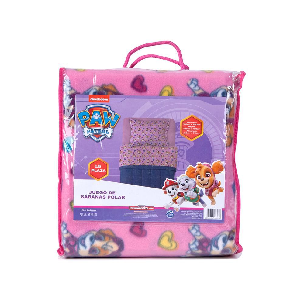 Juego De Sábanas De Polar Paw Patrol Skye / 1.5 Plazas image number 2.0