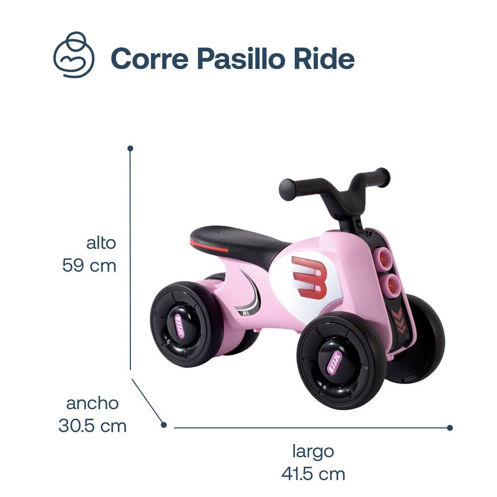 Corre Pasillo Ride Rosa Bebesit image number 5.0