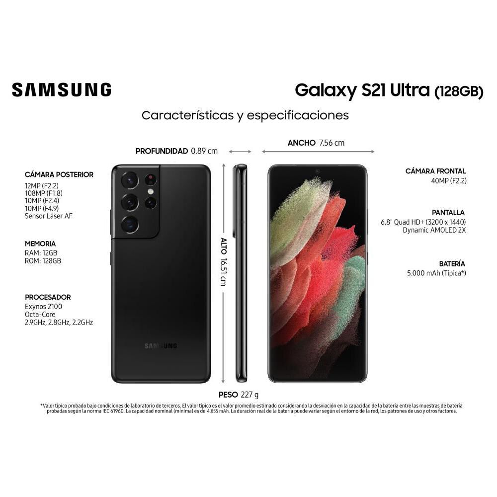 Smartphone Samsung S21 Ultra / 128 Gb / Liberado image number 7.0