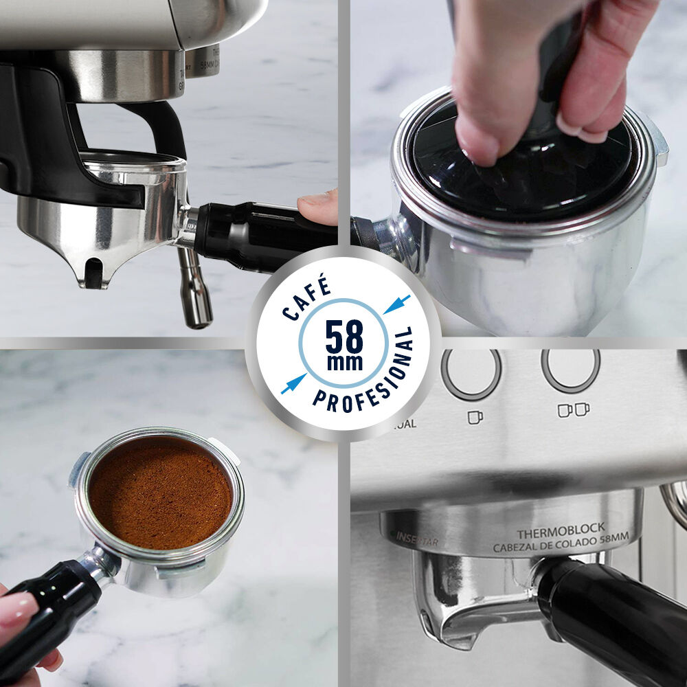 Cafetera Espresso Oster Perfect Brew 15 Bares Molino Integrado Bvstem7300 image number 4.0
