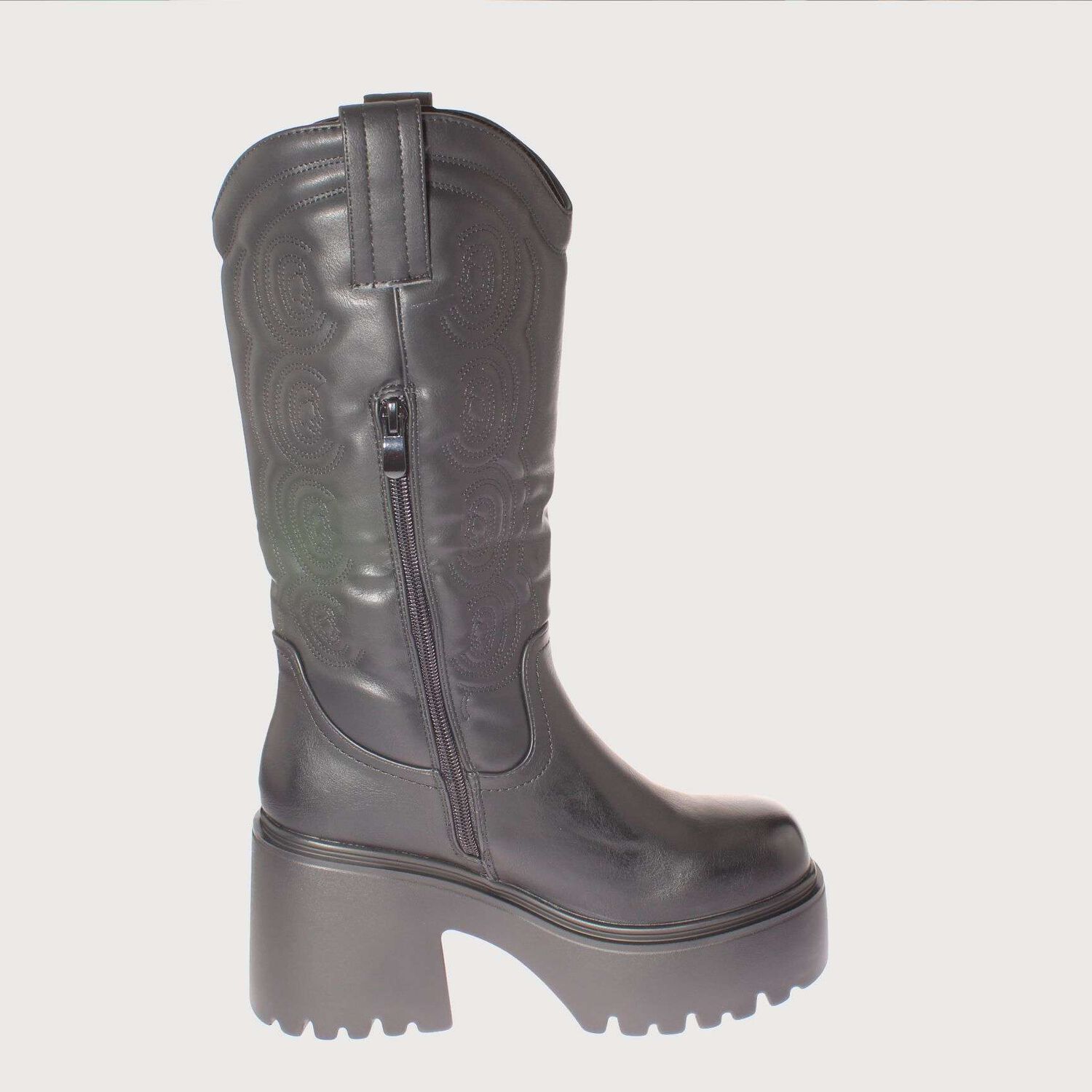 Bota Terraplen Negro Via Franca Art. 5xzn584anegro image number 3.0