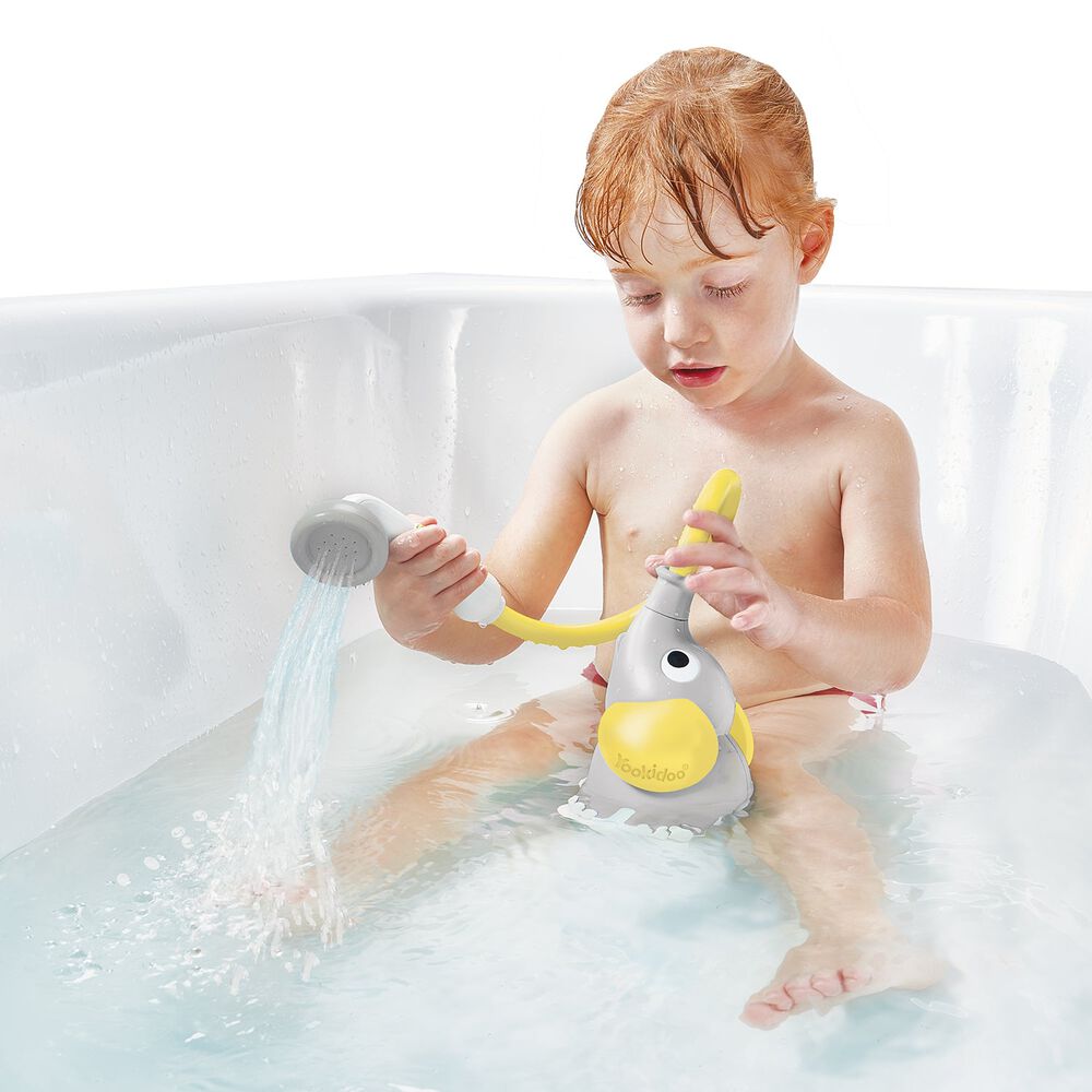 Juego De Baño Elefante Ducha Bebe Amarillo Infantil Bebé Niño Niña Tina Yookidoo image number 2.0