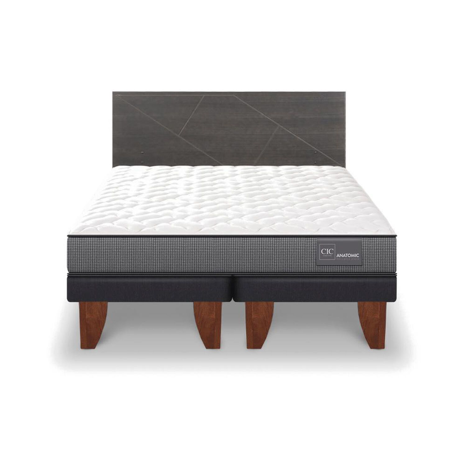 Cama Europea Cic Anatomic / King / Base Dividida + Respaldo image number 0.0