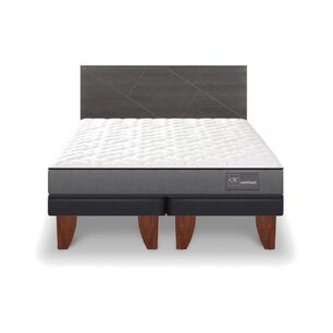 Cama Europea Cic Anatomic / King / Base Dividida + Respaldo