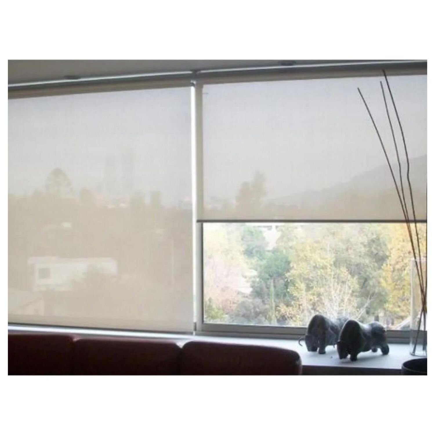 Cortina Roller Rustica Deluxe 60x200 Cm Beige image number 2.0