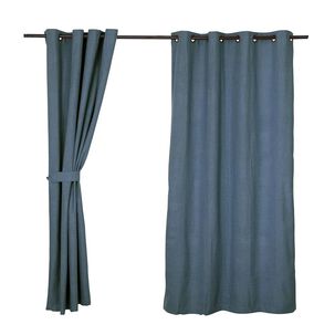 Set Cortina Blackout Arg. 140x220 Cms Urbana Azul
