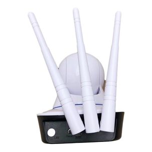 Cámara Ip 360 Hd Wifi Onvif Cctv Microsd Color Blanco
