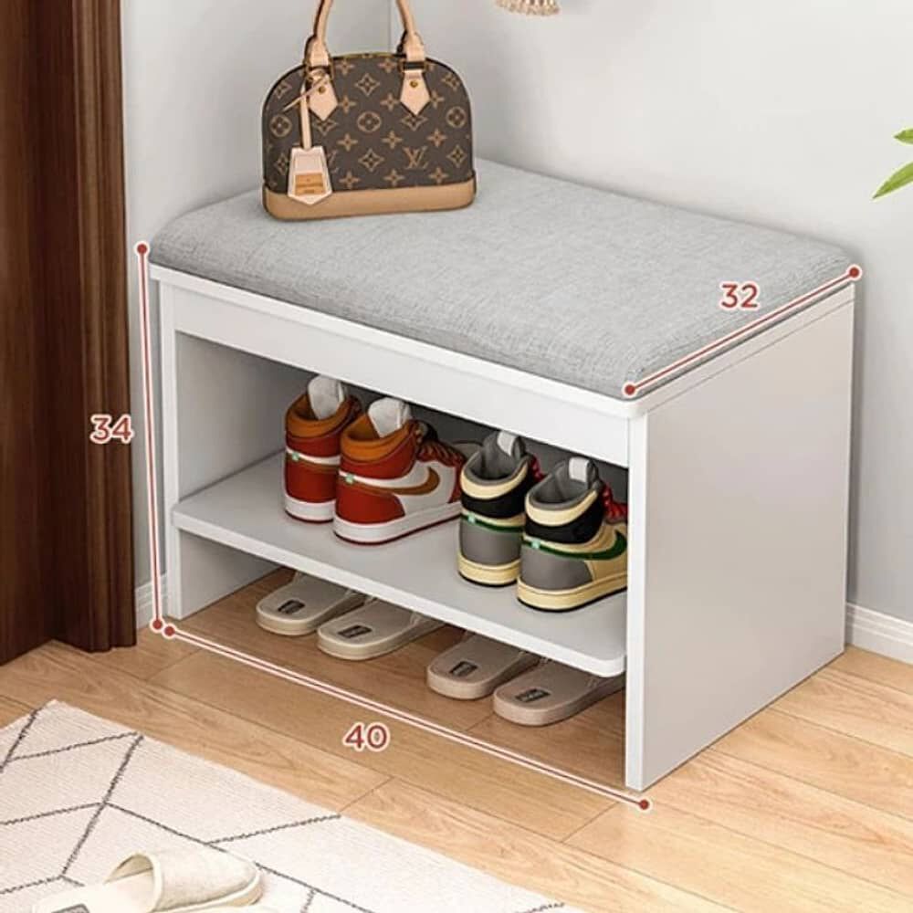 Zapatero Organizador Con Asiento Multifuncional 40x30x34 image number 1.0