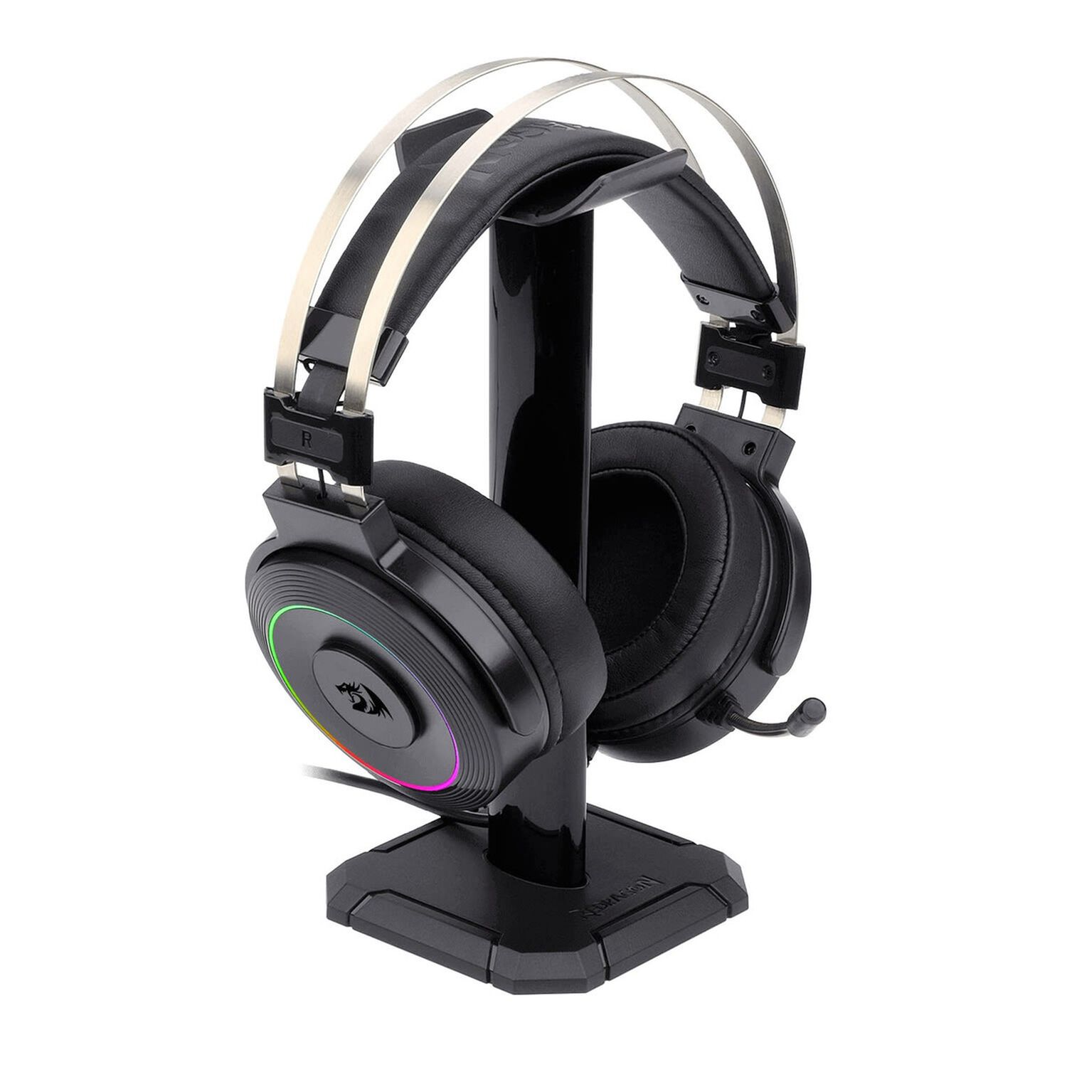 Audifonos Usb Redragon Lamia Black Audio 7.1 Con Soporte image number 0.0