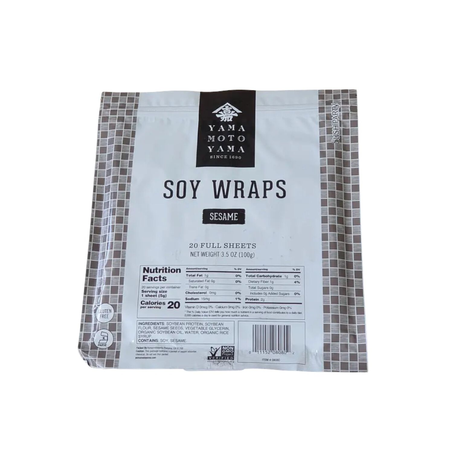 Envoltura | Hoja De Soya S&eacute;samo Yama Moto 100g image number 0.0