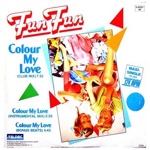 Fun Fun - Colour My Love | 12" Maxi Single Usado