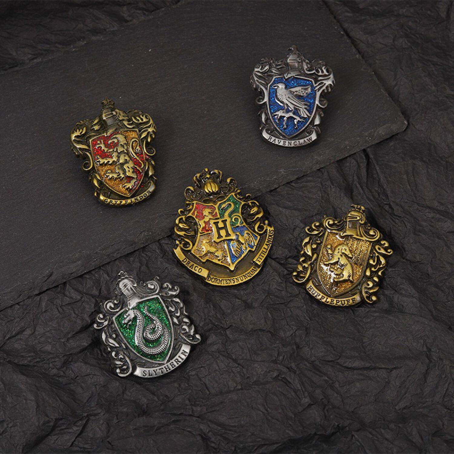 Set Broches Pines Harry Potter Casas Hogwarts image number 2.0
