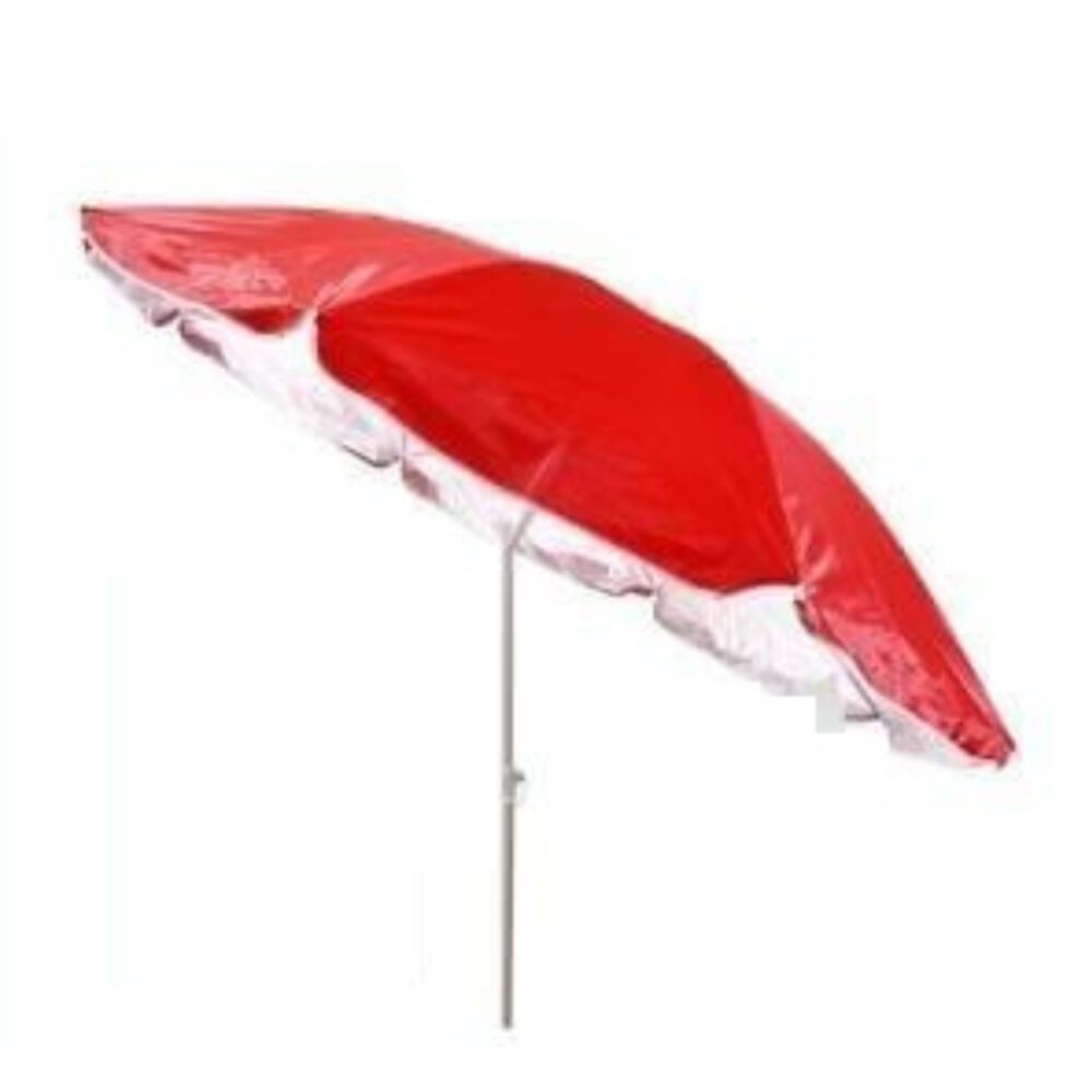 Sombrilla Reclinable 1.80 Mts Diametro Playa Camping Diseño Unicolor image number 1.0