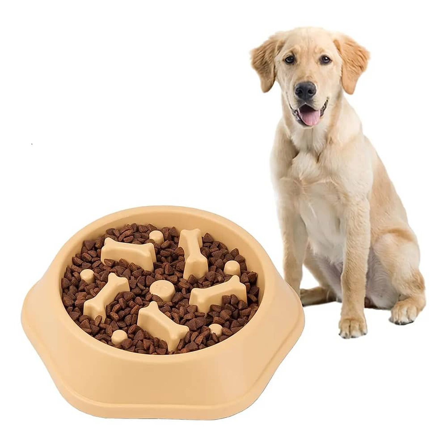 Plato Anti Ansiedad Perro Plato De Entrenamiento Perro Lento image number 2.0
