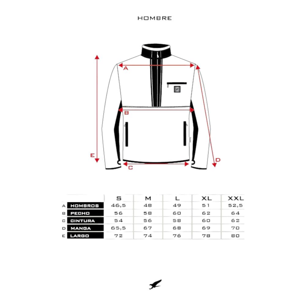 Poler&oacute;n Shaggy Lander Taupe Hombre Falcone image number 4.0