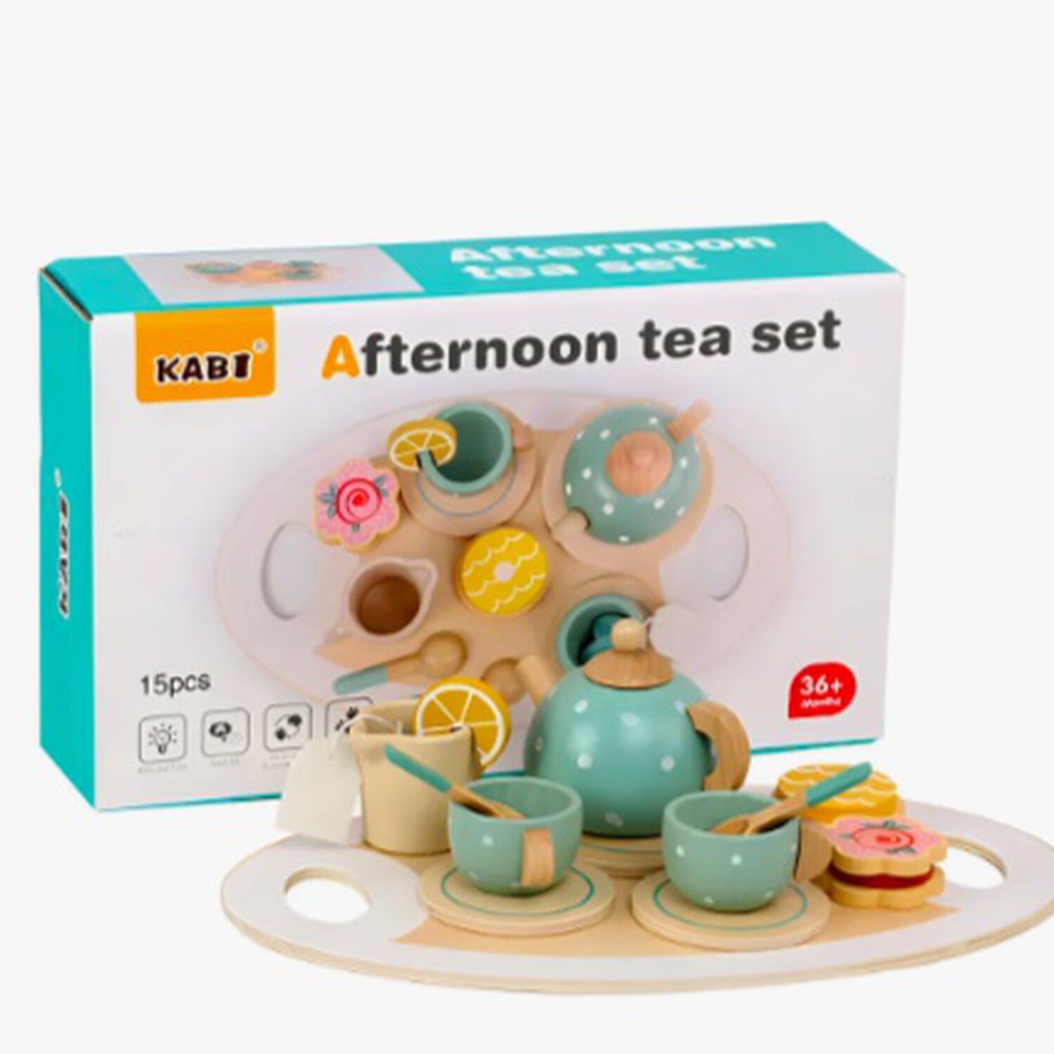 Tazas De T&eacute; Para Juego Con Caldera Pastel image number 3.0