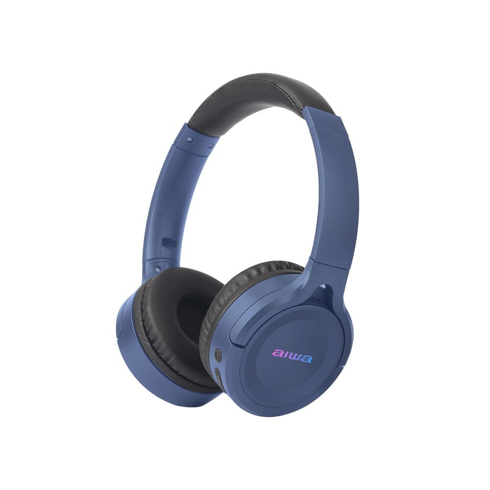 Audifono Inalambrico On-ear Aiwa Bluetooth 10hrs Aw-k17 Azul image number 2.0