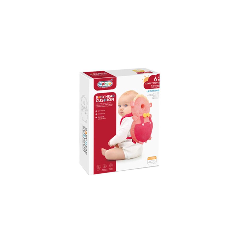 Almohada Protectora Para Cabeza De Bebe Anticaída Cerdito Rosado image number 2.0