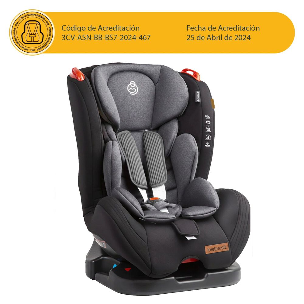 Silla De Auto Aries Dark Grey image number 8.0