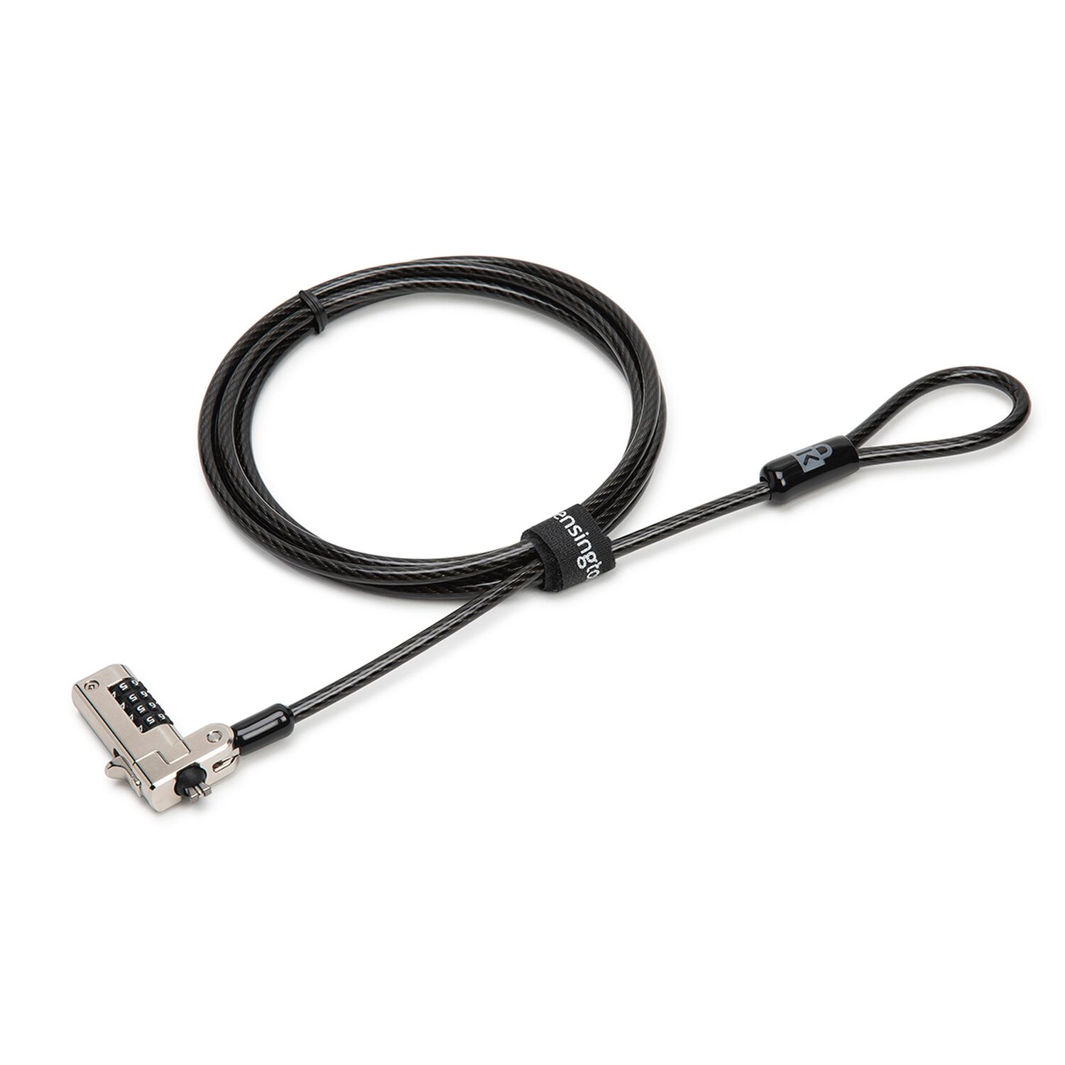 Candado De Seguridad N17 Para Notebook Dell Con Combinaci&oacute;n Kensington - Negro image number 0.0