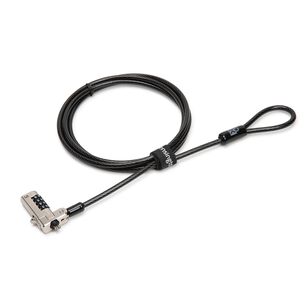 Candado De Seguridad N17 Para Notebook Dell Con Combinaci&oacute;n Kensington - Negro