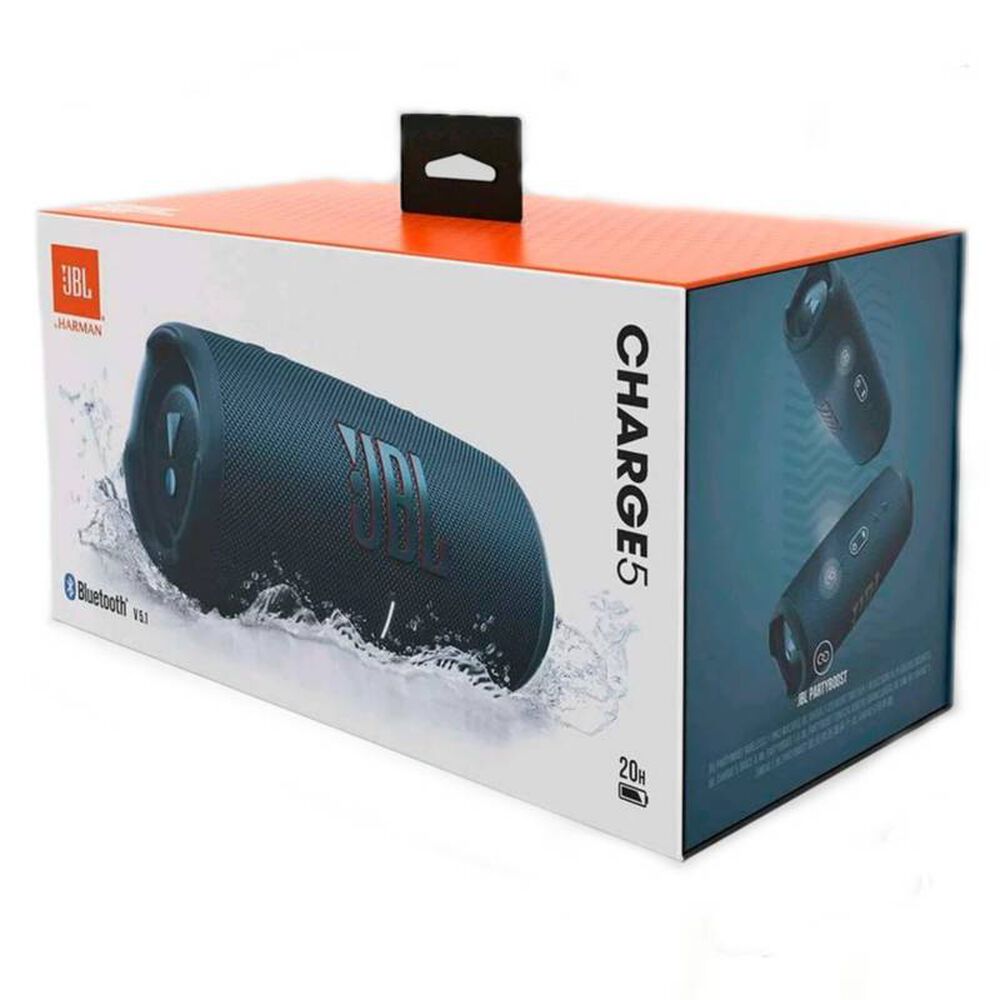 Jbl Charge 5 Parlante Bluetooth Acuático Azul image number 0.0