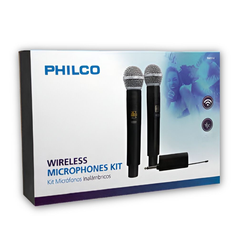 Pack De Micr&oacute;fonos Inal&aacute;mbricos Uhf Wm-314 Hifi Audio Hd image number 1.0